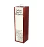 Selkirk Rex Cat Longhaired - wine box with a cat, alcohol box with graphics, personalized gift box from the Art-Dog brand
