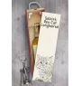 Selkirk Rex Cat Longhaired - wine box with a cat, alcohol box with graphics, personalized gift box from the Art-Dog brand
