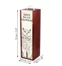 Selkirk Rex Cat Shorthaired - wine box with a cat, alcohol box with graphics, personalized gift box from the Art-Dog brand