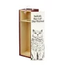 Chat Selkirk Rex à poil court - boîte à vin avec un chat, boîte à alcool avec une illustration, boîte personnalisée pour cadeau de la marque Art-Dog