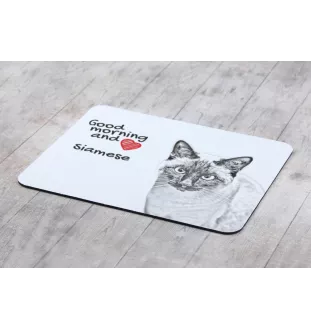 Syjamski podkładka pod mysz z kotem Art-Dog