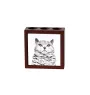 Chat Selkirk Rex à poil court - porte-stylo avec un chat, organiseur de bureau avec impression, décoration de bureau personnalisée de la marque Art-Dog