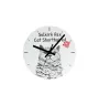 Selkirk Rex Katze Kurzhaar - Wanduhr mit Katze, Regal Uhr mit Druck, personalisierte Hausdekoration von Art-Dog.