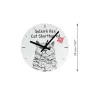 Chat Selkirk Rex à poil court - horloge murale avec un chat, horloge de table avec impression, décoration personnalisée de la maison de la marque Art-Dog