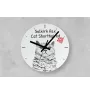 Chat Selkirk Rex à poil court - horloge murale avec un chat, horloge de table avec impression, décoration personnalisée de la maison de la marque Art-Dog