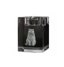 Selkirk Rex Katze Kurzhaar - Kerzenhalter mit Katzenfoto, Teelichthalter aus Kristall, personalisiertes Geschenk der Marke Art-Dog
