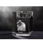 Siamese - Candle holder with cat photo, crystal tealight holder, personalised gift by Art-Dog brand
