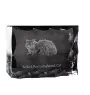 Selkirk Rex Cat Longhaired - crystal with a cat picture, glass statuette with a picture, unique frame with a picture from Art-Dog brand