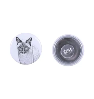 Siamese - earrings with a beloved cat, own photo, perfect gadget for cat lovers from the Art.-Dog brand.