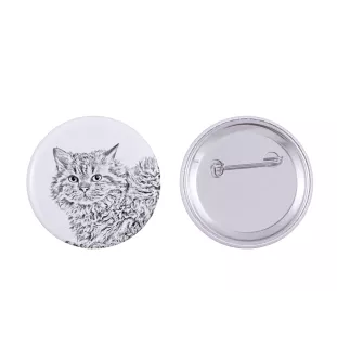 Selkirk Rex Katze Langhaar - Sammlung von einzigartigen Magneten, eigenes Foto, Marke Art-Dog