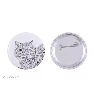 Selkirk Rex Katze Langhaar - Sammlung von einzigartigen Magneten, eigenes Foto, Marke Art-Dog