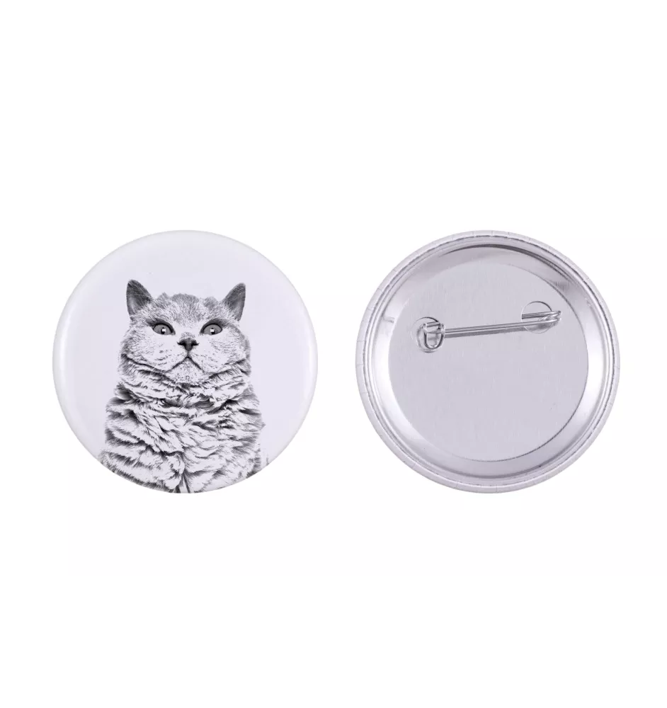 Selkirk Rex Katze Kurzhaar - Sammlung von einzigartigen Magneten, eigenes Foto, Marke Art-Dog