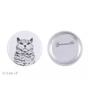 Selkirk Rex Katze Kurzhaar - Sammlung von einzigartigen Magneten, eigenes Foto, Marke Art-Dog