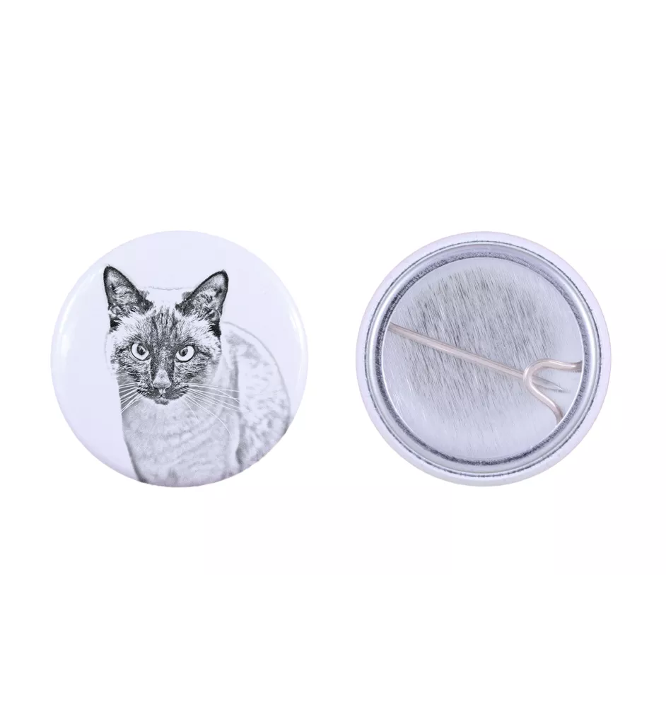 Siam Rucksack decoration, personalized badge, perfect gadget for animal lovers from the Art-Dog brand