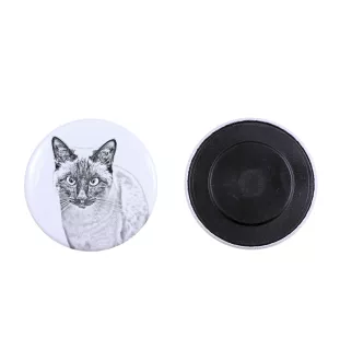 Siamese - collection of unique magnets, own photo, Art-Dog brand