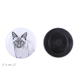 Siamese - collection of unique magnets, own photo, Art-Dog brand