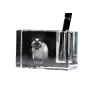 Syjamski penholder kryształowy z kotem Art-Dog