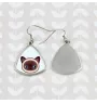 Siamese - elegant metal earrings as a gift from the Art-Dog brand