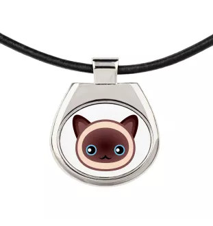 Syjamski naszyjnik z kotem Art-Dog