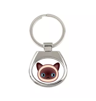 Siamese - keychain keychain for keys by Art-Dog brand