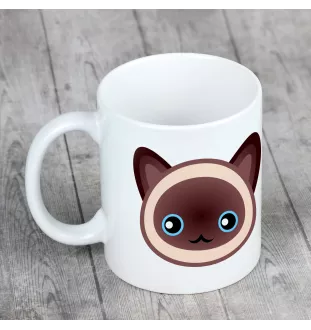 Siamois - tasse avec graphisme et logo de la marque Art-Dog