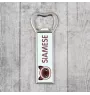 Siamese - bottle opener with the graphics and logo of the Art-Dog brand