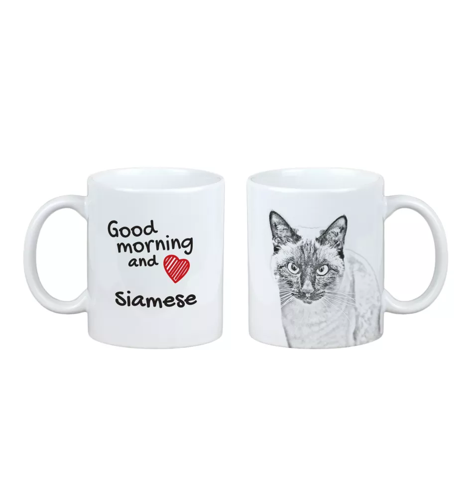 Siamois - tasse avec un chat, tasse personnalisée avec impression, cadeau classique pour tous de la marque Art-Dog