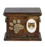 Siberian - urn for cat ashes, personalized urn with engraving, commemorative box for cat ashes by Art-Dog brand