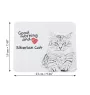 Sibirische Katze - Mauspad mit Druck, personalisiertes Mauspad mit Katze, einzigartiges Gadget für Büroangestellte von Art-Dog.