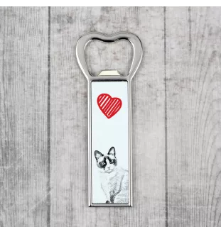 Schneeschuh-Katze - Flaschenöffner mit Katze, personalisierter Kühlschranköffner, ein einzigartiges Geschenk für Männer von der Marke Art-Dog.