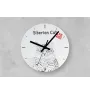 Sibirische Katze - Wanduhr mit Katze, Regal Uhr mit Druck, personalisierte Hausdekoration von Art-Dog.