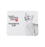 Singapura Cat - mouse pad with print, personalized cat pad, unique gadget for an office worker from the Art-Dog brand