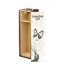 Snowshoe Cat - wine box with a cat, alcohol box with graphics, personalized gift box from the Art-Dog brand