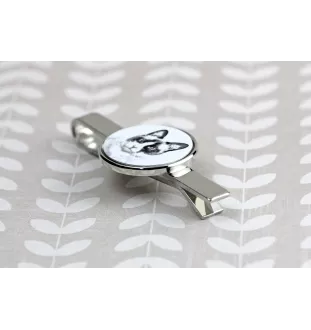 Snowshoe Cat - cat tie clip, personalized tie clip, unique gift for men from Art-Dog brand