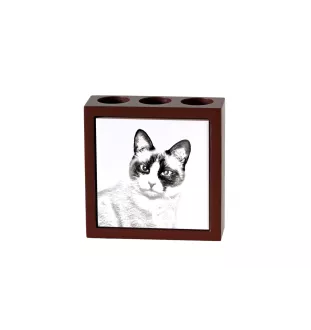 Snowshoe  stojak na długopisy z kotem Art-Dog