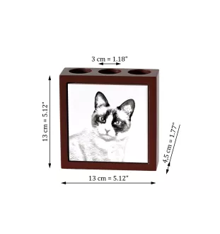 Snowshoe  stojak na długopisy z kotem Art-Dog