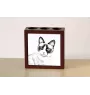 Schneeschuh-Katze - Stifthalter mit Katze, Schreibtischorganizer mit Aufdruck, personalisierte Schreibtischdekoration von der Marke Art-Dog