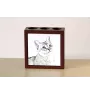 Kot singapurski stojak na długopisy z kotem Art-Dog