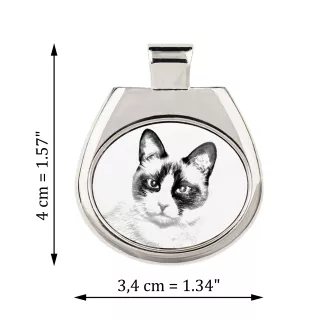 Snowshoe  zawieszka naszyjnik z kotem Art-Dog