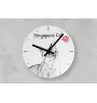 Chat Singapour - horloge murale avec un chat, horloge de table avec impression, décoration personnalisée de la maison de la marque Art-Dog