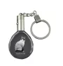 Schneeschuh-Katze - Fob with cat photo, crystal key ring in gift box, unique gift by Art-Dog brand
