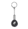 Schneeschuh-Katze - Fob with cat photo, crystal key ring in gift box, unique gift by Art-Dog brand