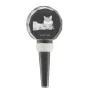 Siberian Cat - Crystal bottle stopper with cat, unique wine stopper with photo, personalised gift for sommelier by Art-Dog brand