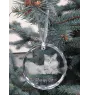 Sibirische Katze - Kristallkugel mit Foto, Katzenfoto im Kristall, personalisierter Weihnachtsbaumanhänger von Art-Dog.