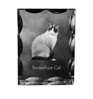 Snowshoe  ramka kryształowa z kotem Art-Dog