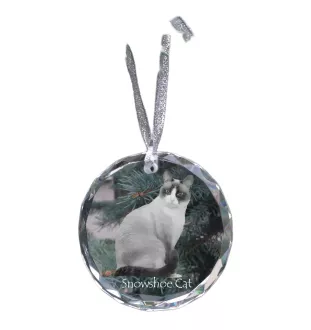 Snowshoe  medal kryształowy z kotem Art-Dog
