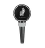 Chat Singapour - Bouchon de bouteille en cristal avec chat, bouchon de vin unique avec photo, cadeau personnalisé pour sommelier par la marque Art-Dog