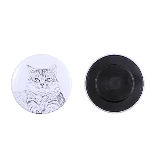 Siberian Cat - collection of unique magnets, own photo, Art-Dog brand