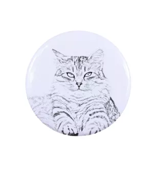 Siberian Cat - unique ring, handmade, women's jewelry by Art-Dog