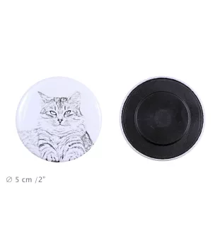 Sibirische Katze - Sammlung von einzigartigen Magneten, eigenes Foto, Marke Art-Dog